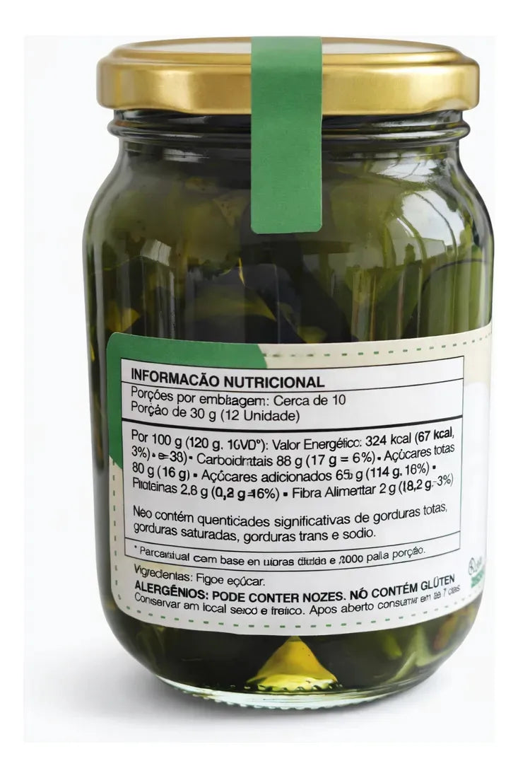 Mini Figos em Calda Artesanal | Harmonização Clássica para Queijos 320g