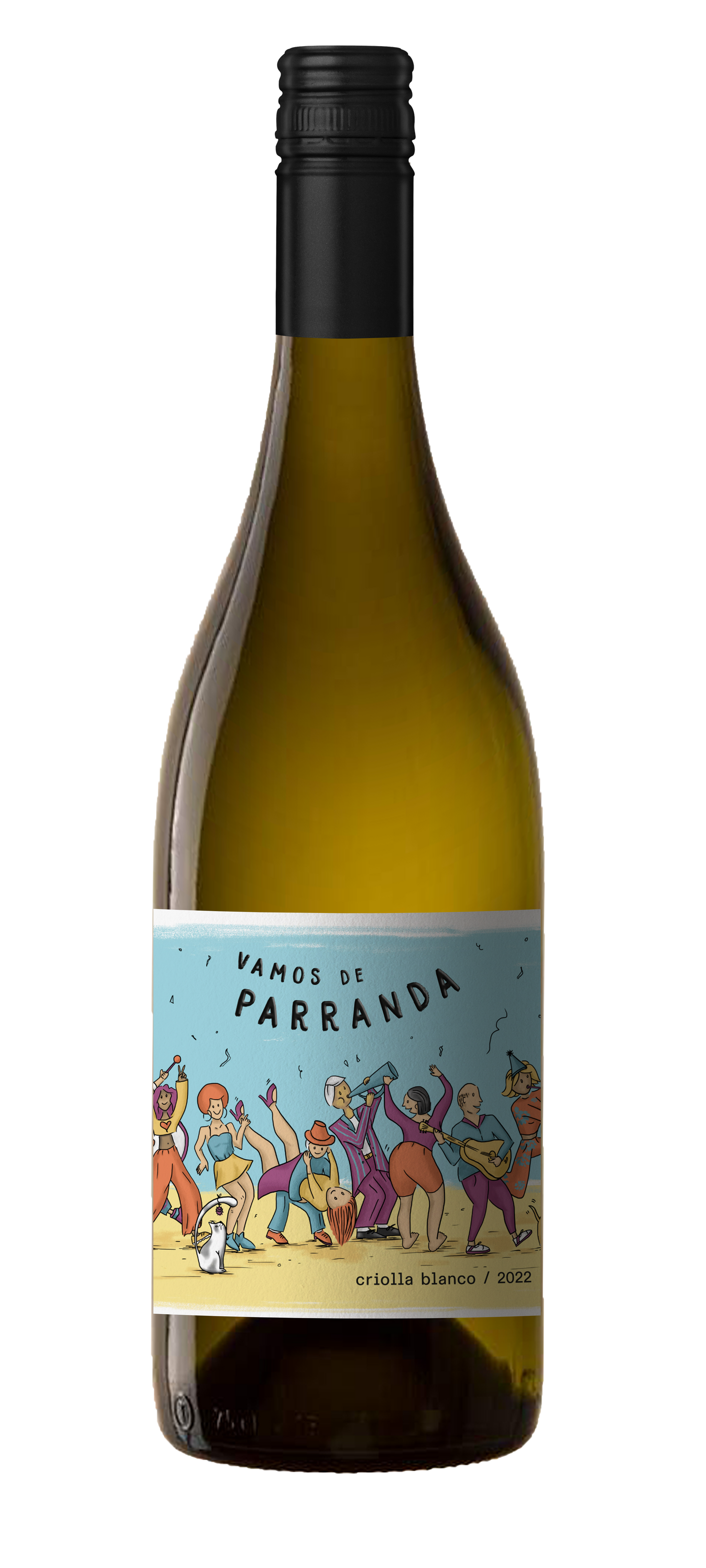 Vinho Vamos de Parranda Branco Criolla SF 2023 750mL