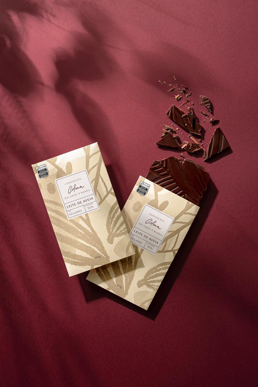 Chocolate VEGANO ao leite de aveia 60g