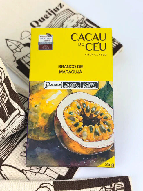 Mimo Queijuz - Chocolate Cacau do Céu Maracujá Liofilizado 25g