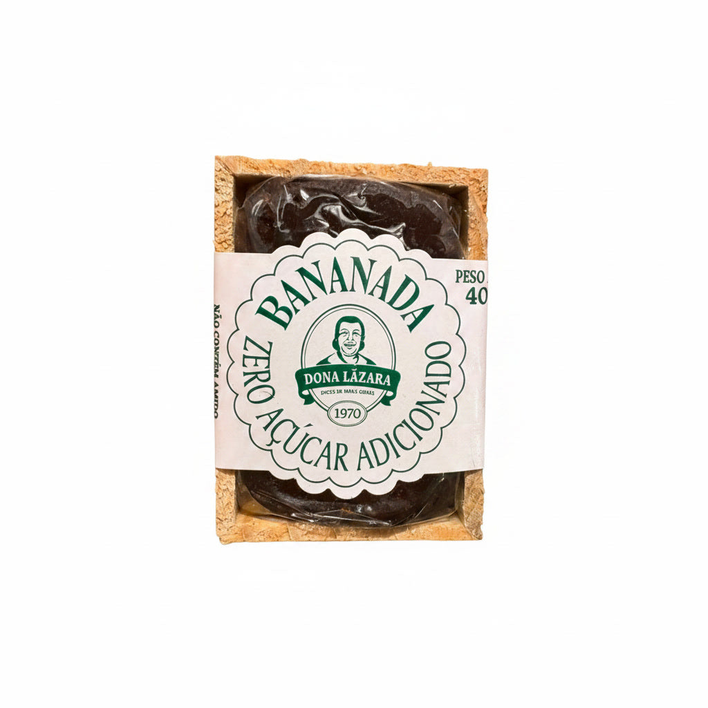 Caixote Bananada ZERO AÇÚCAR Dona Lázara 40g