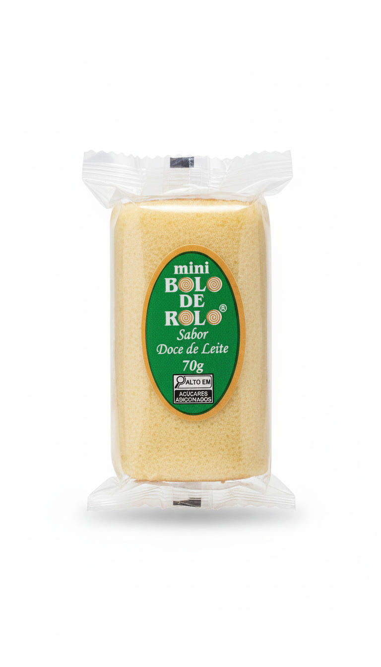 Mini Bolo de Rolo Doce de leite 70g