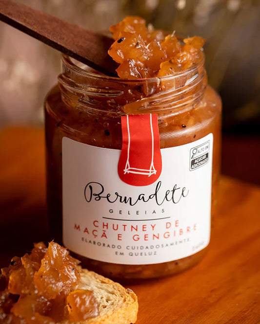 Chutney Bernadete Maça e Gengibre 240g