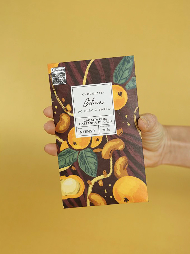 Chocolate Calma Cagaita e Castanha de Caju 70% 60g