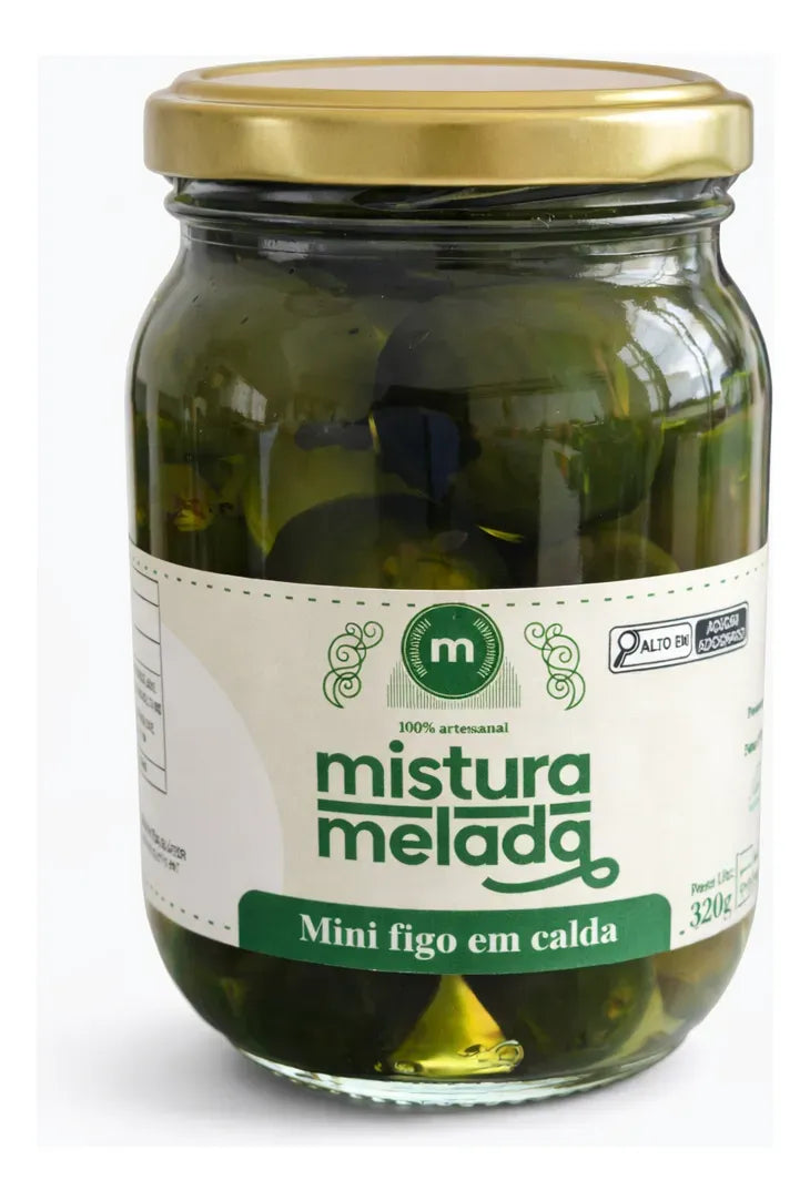 Mini Figos em Calda Artesanal | Harmonização Clássica para Queijos  320g