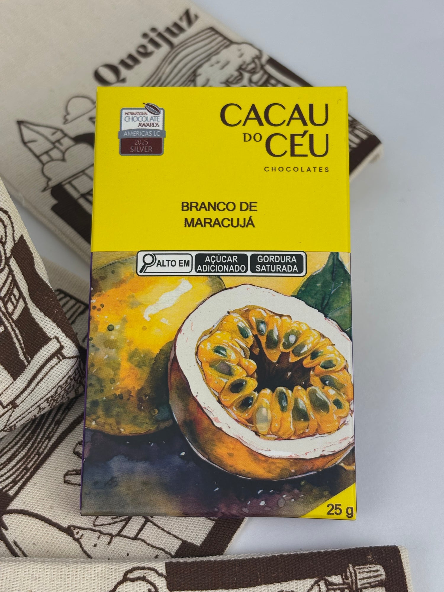 Chocolate Cacau do Céu de Maracujá Liofilizado 25g