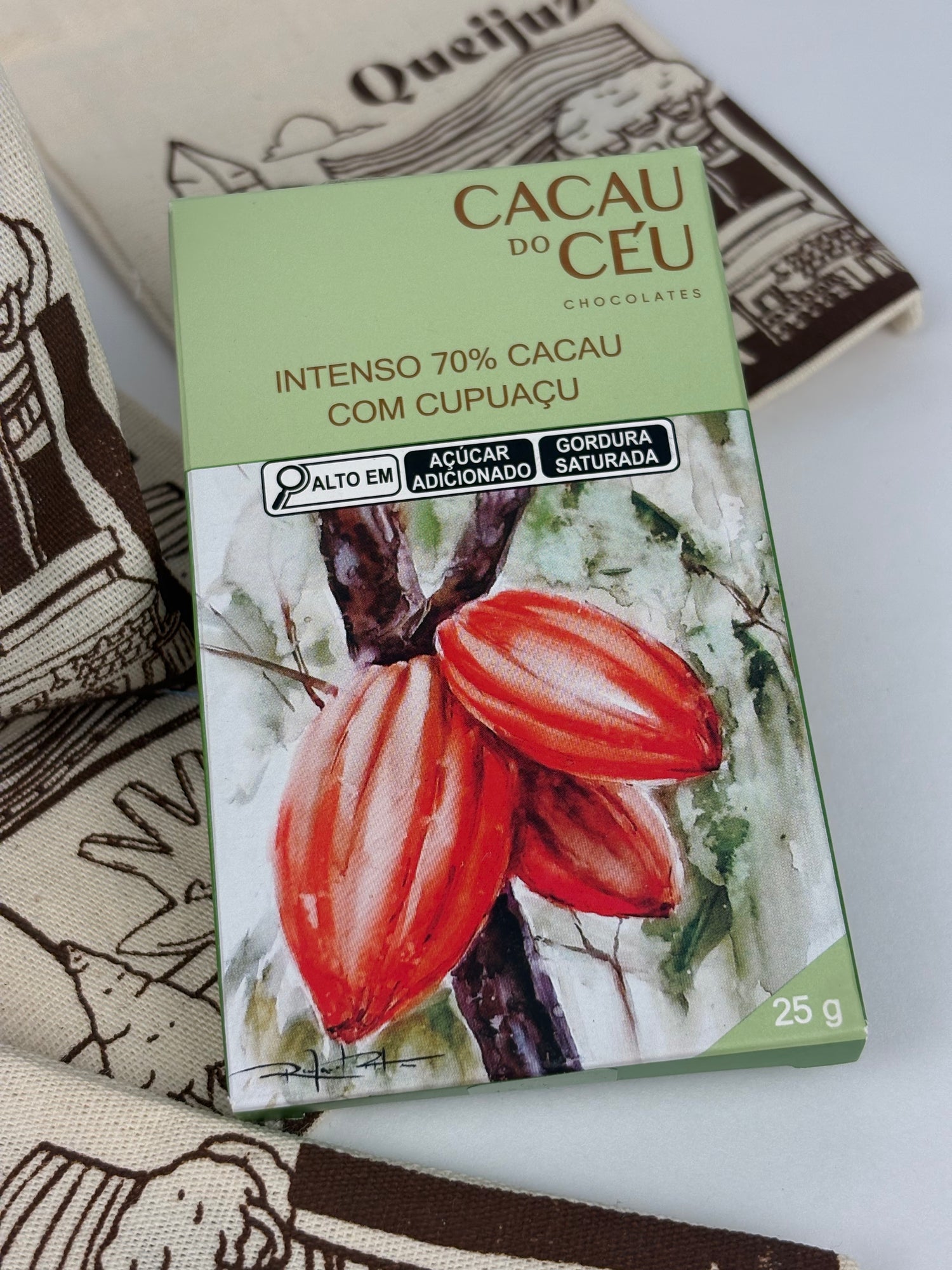 Chocolate Cacau do Céu Intenso 70 com Cupuacu 25g
