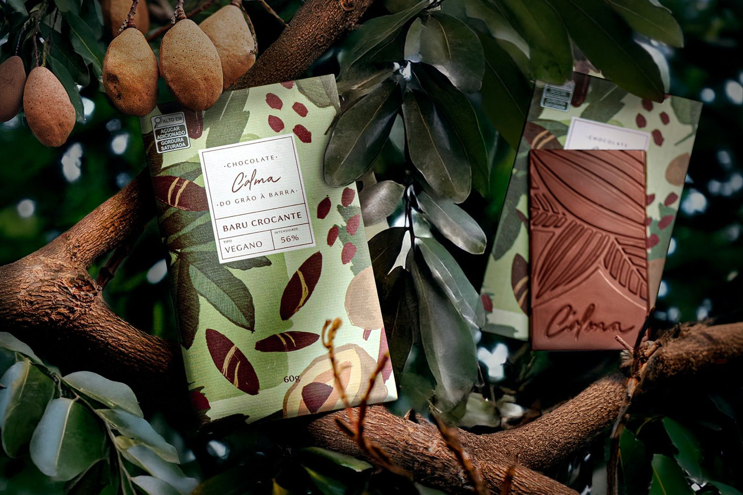 Chocolate Baru Crocante 56% VEGANO (ZERO LACTOSE) 60g