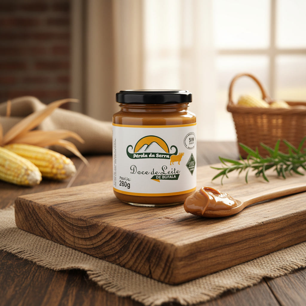 Doce de Leite Pérola Da Serra 280g (A2A2) - APENAS 10% de açúcar