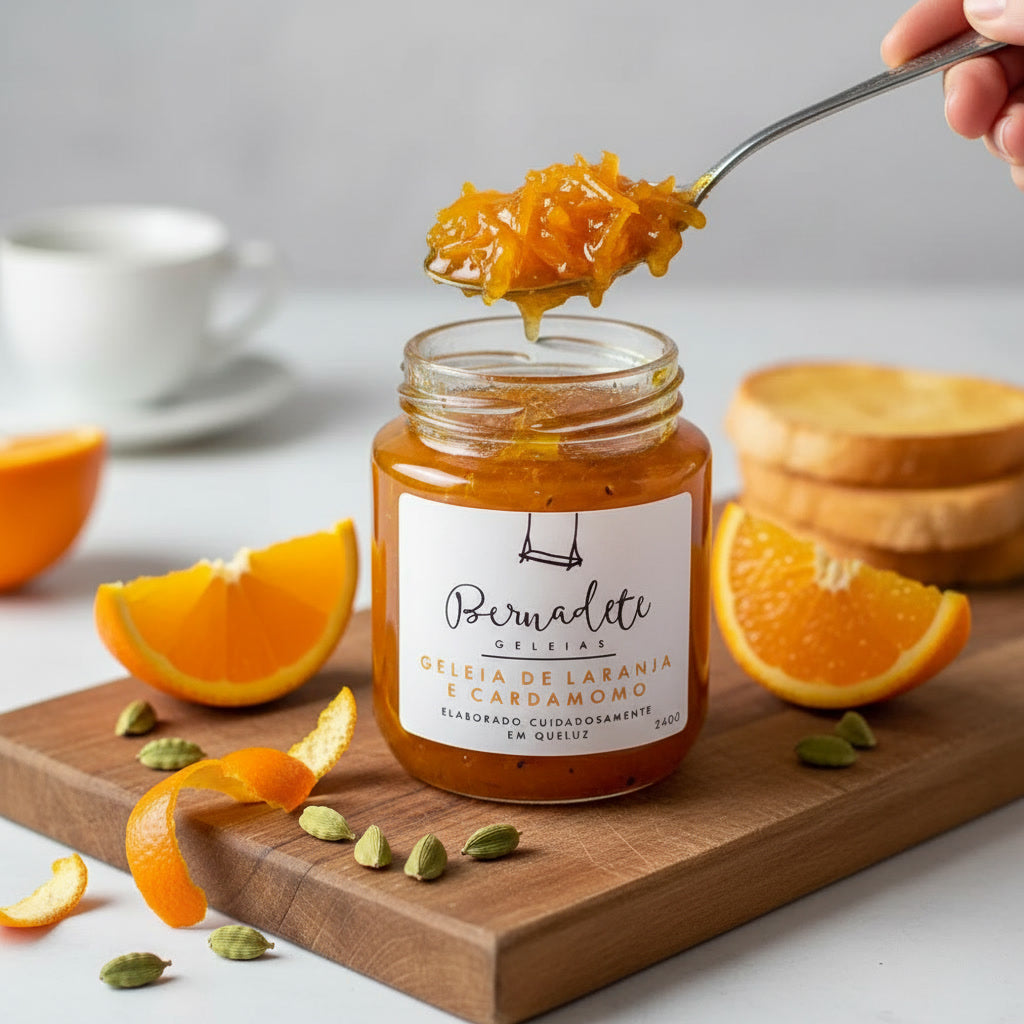 Geleia Bernadete de Laranja e Cardamomo 240g