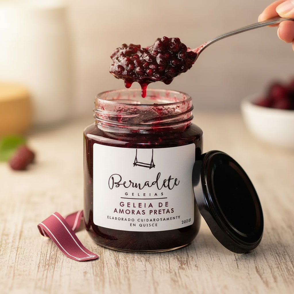 Geleia Bernadete de Amoras Pretas 240g