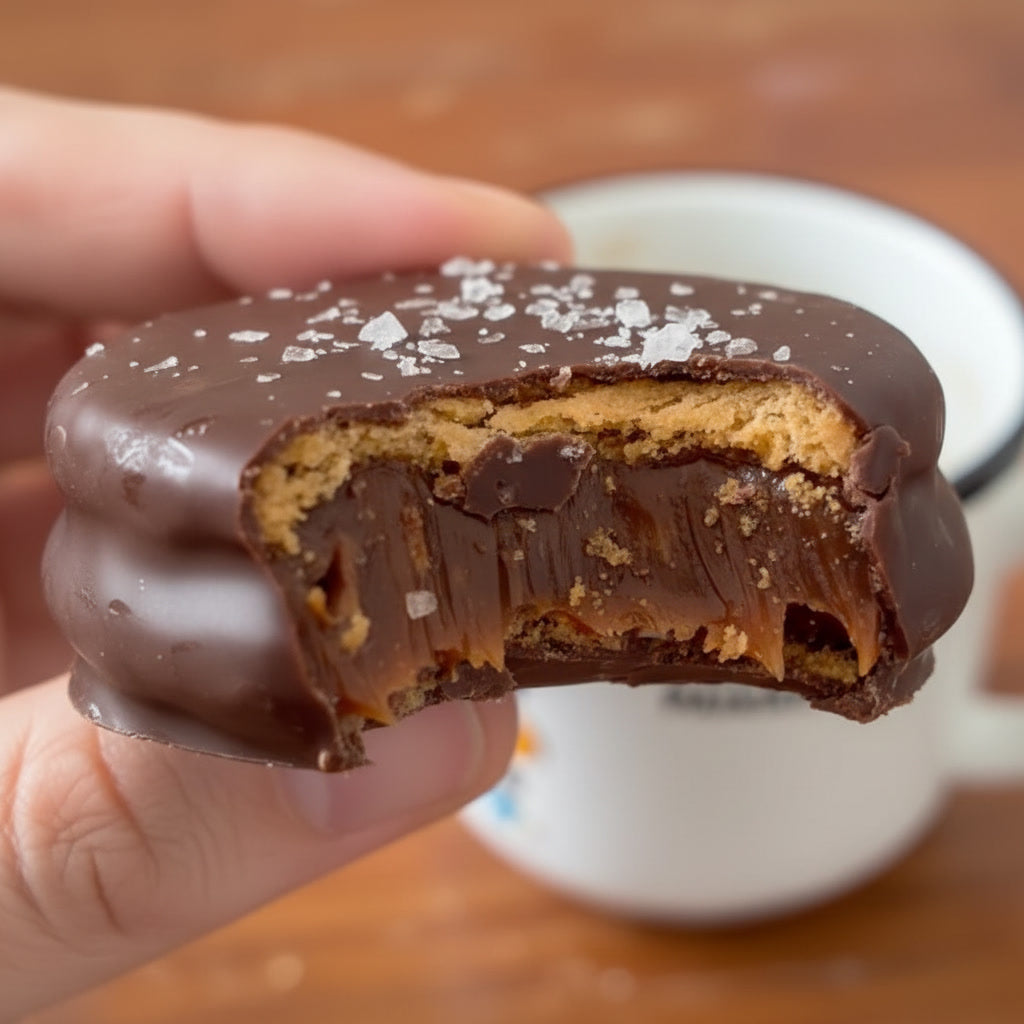 Alfajor Cománz de Flor de Sal  85g -🏆 Medalha no Mundial de Alfajor Argentina