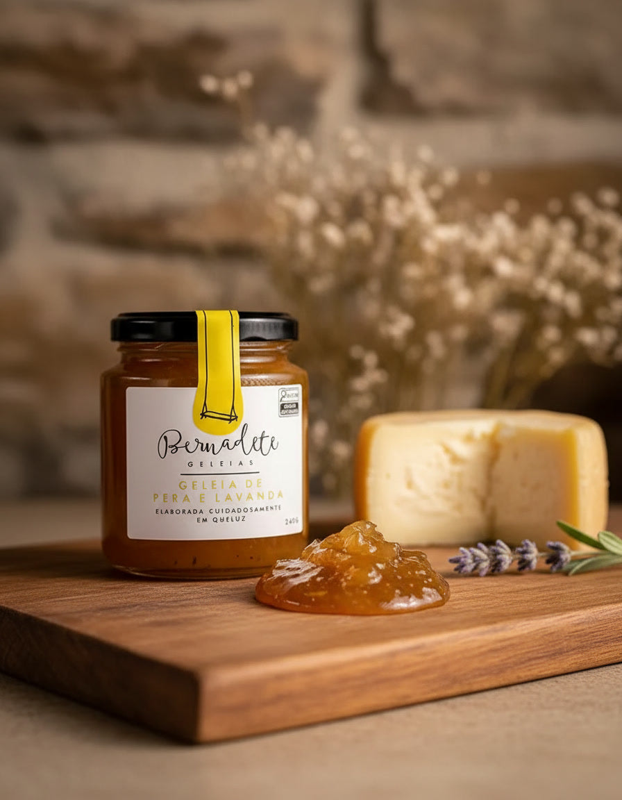 Geleia Bernadete Pera e Lavanda 240g