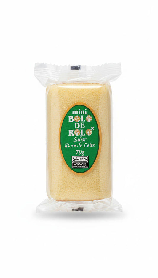 Mini Bolo de Rolo Doce de leite 70g