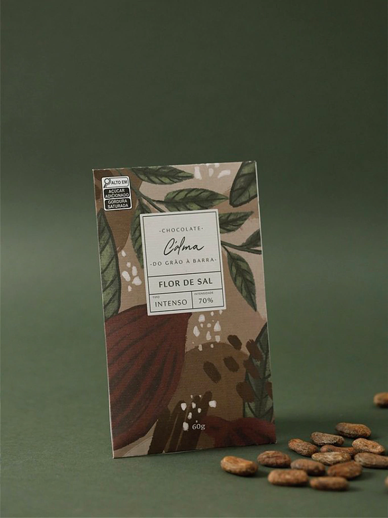Chocolate Calma Flor de Sal 70% VEGANA 60g