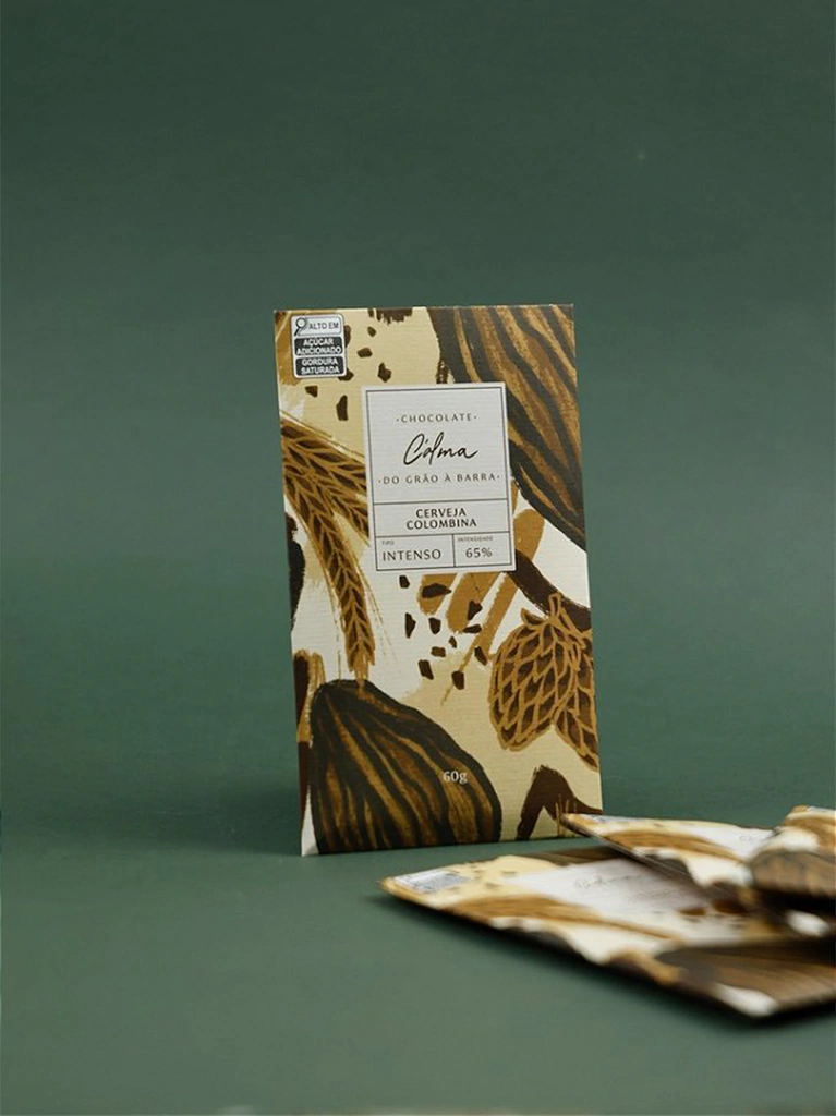 Chocolate Calma Cerveja Colombina 65% Intenso 60g