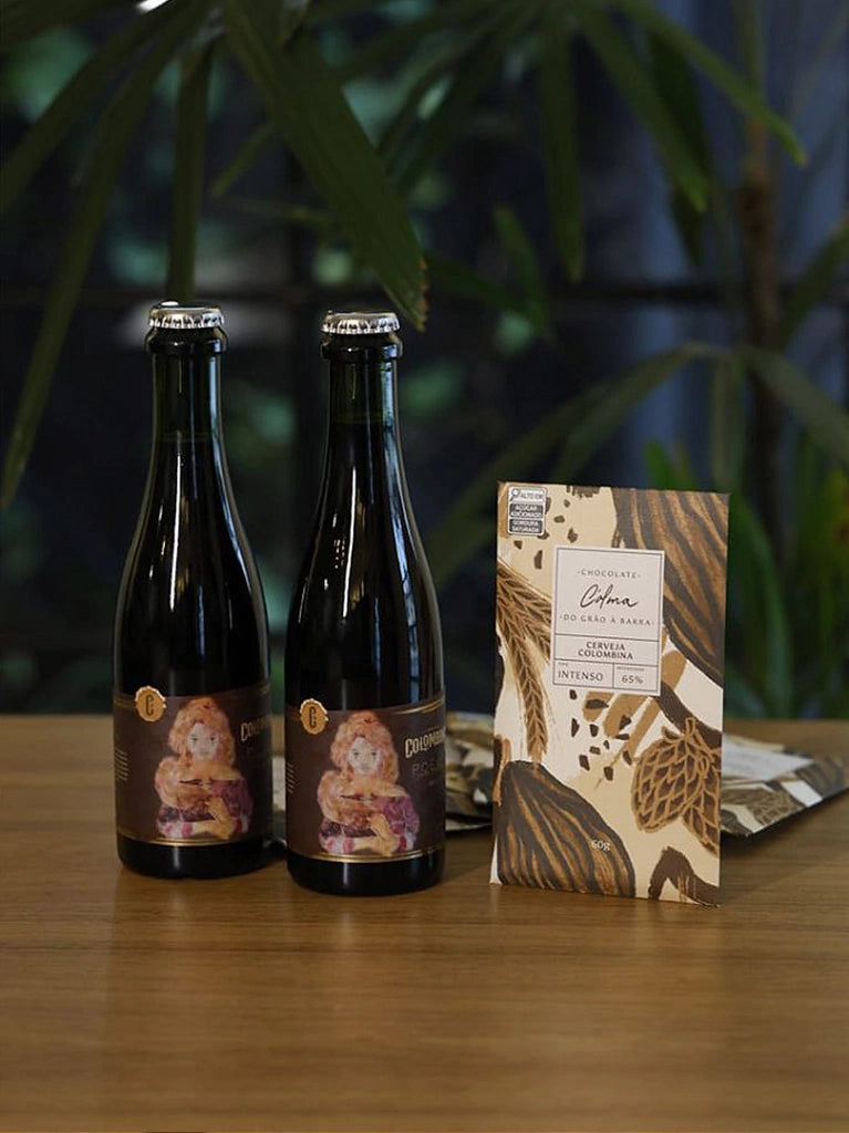 Chocolate Calma Cerveja Colombina 65% Intenso 60g